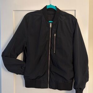 H&M Men's Black Bomber Jacket